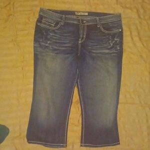 Women's sz 36W BKE Denim Capri